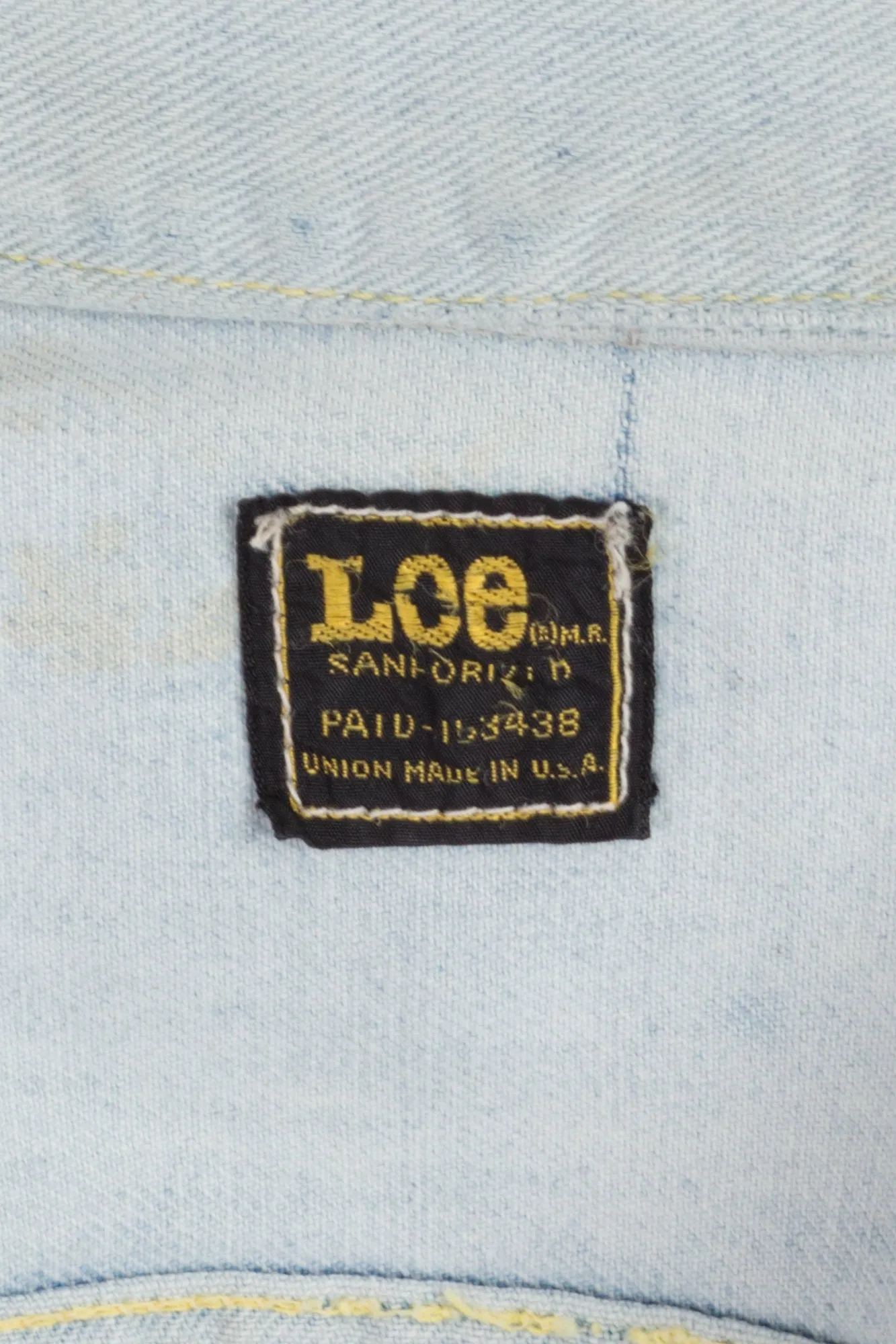 1960s Lee Riders Rose Embroidered Jean Jacket - Men's Medium, Women's Large