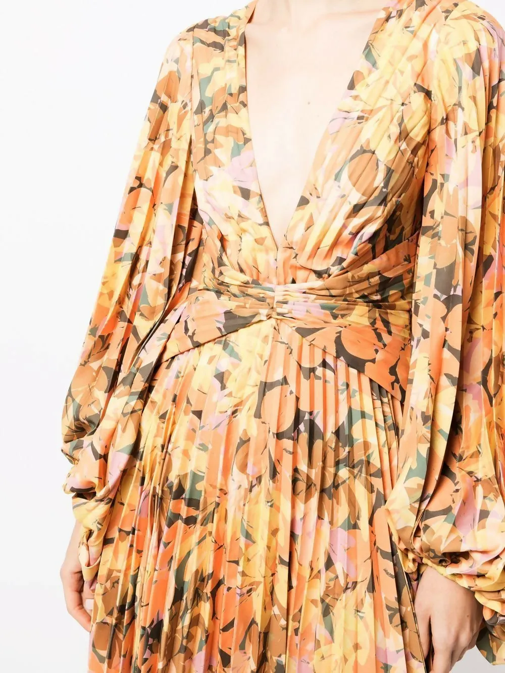 Acler Palms Floral - Print Dress