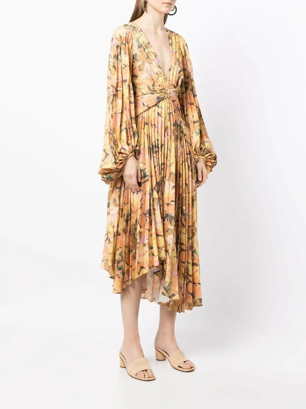 Acler Palms Floral - Print Dress