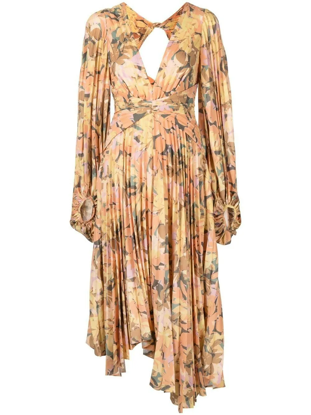 Acler Palms Floral - Print Dress
