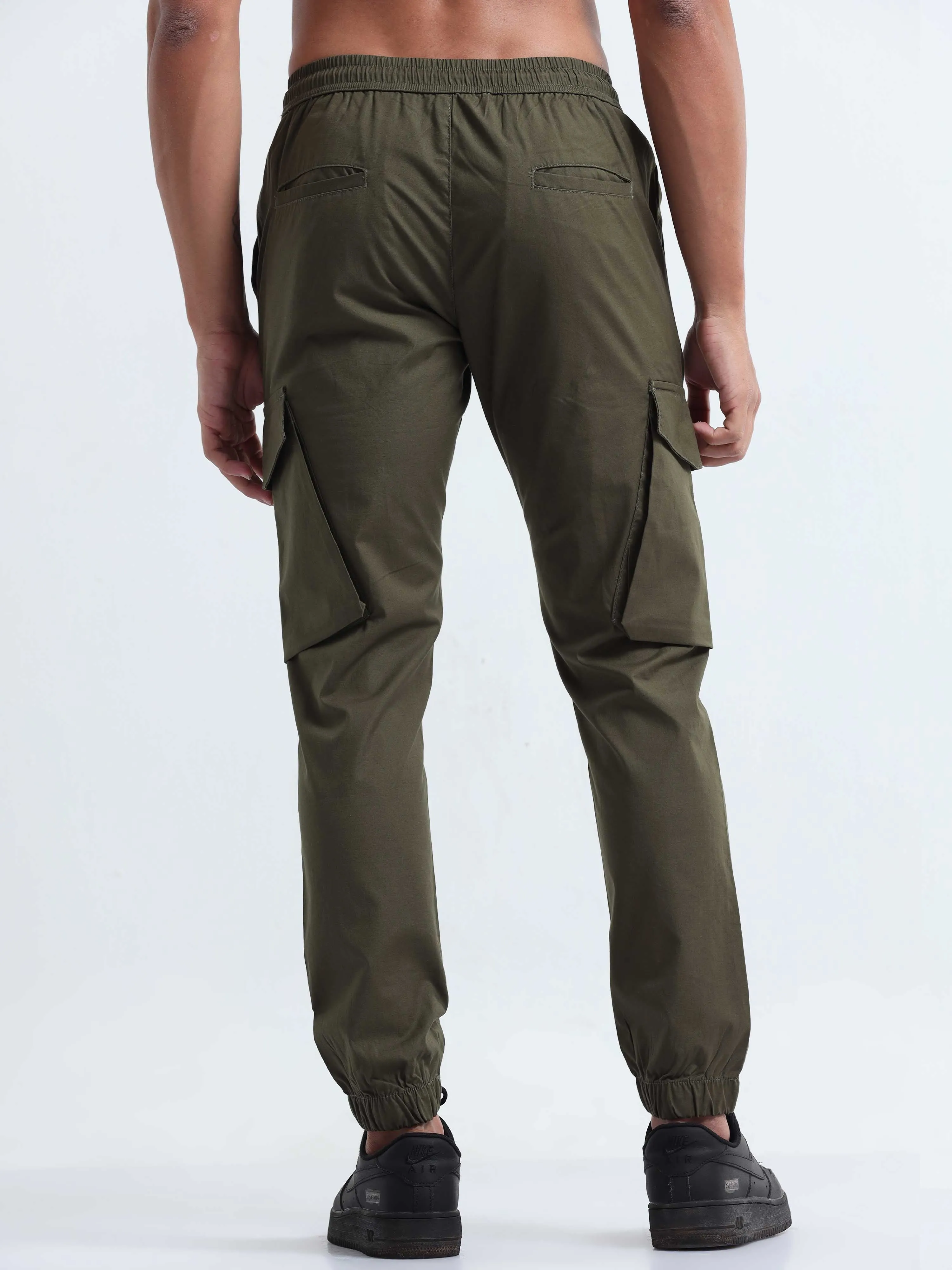 Air Sense Olive Cargo Joggers