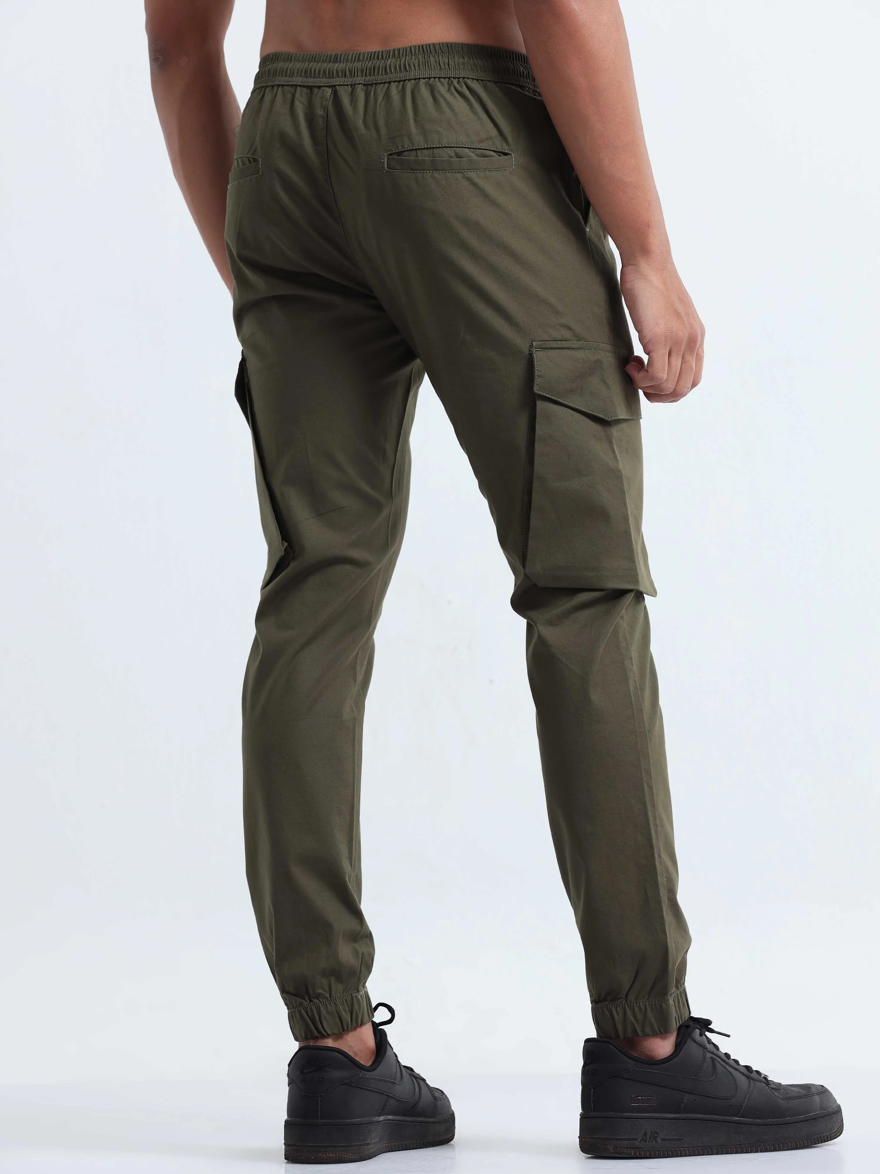 Air Sense Olive Cargo Joggers
