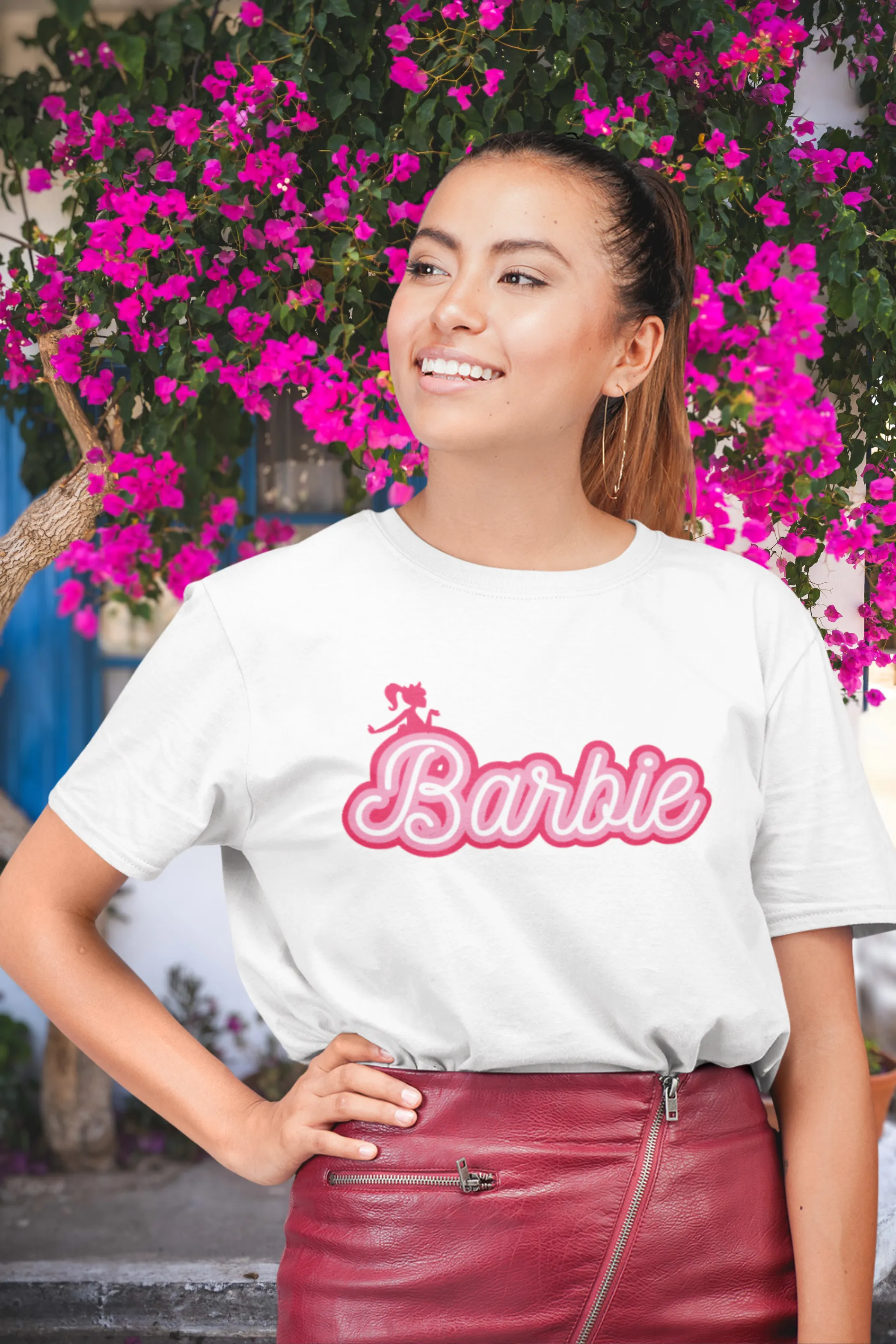Barbie Printed Oversized T-shirt for women