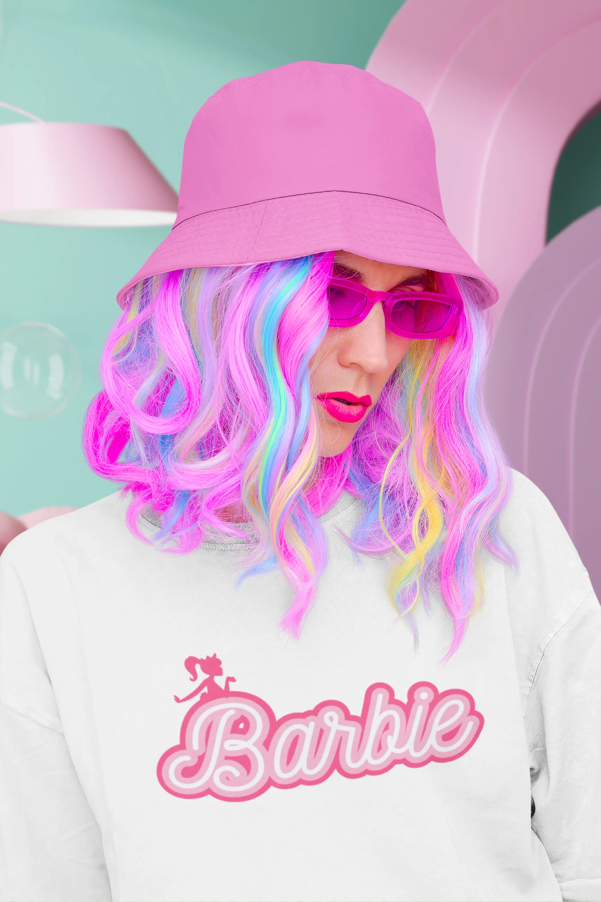 Barbie Printed Oversized T-shirt for women