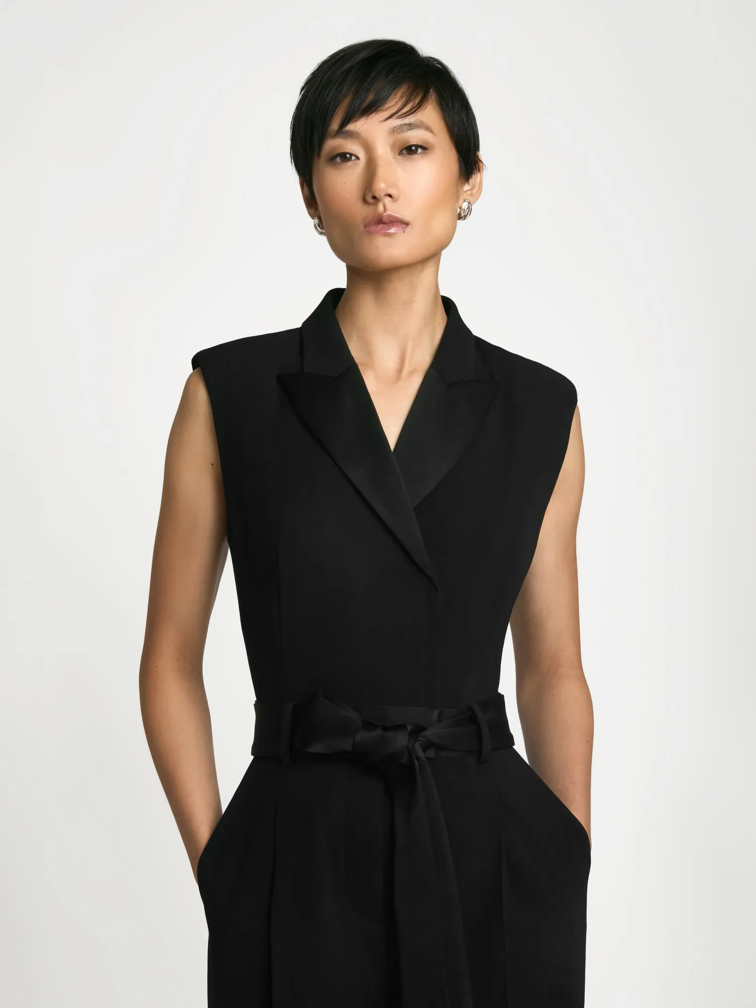 Belted jumpsuit