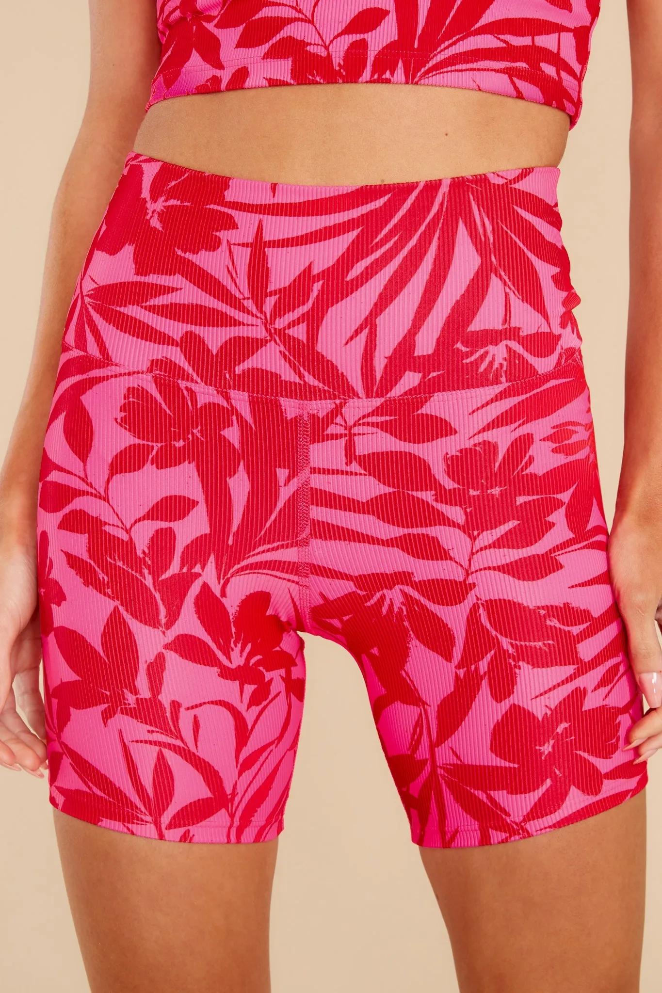 Bike Neon Hibiscus Short