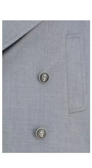 Brunello Cucinelli men's grey trench COAT ITALY
