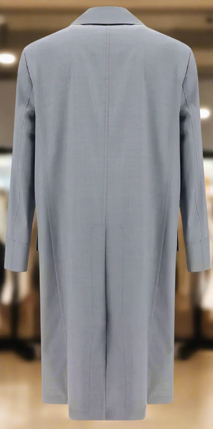 Brunello Cucinelli men's grey trench COAT ITALY