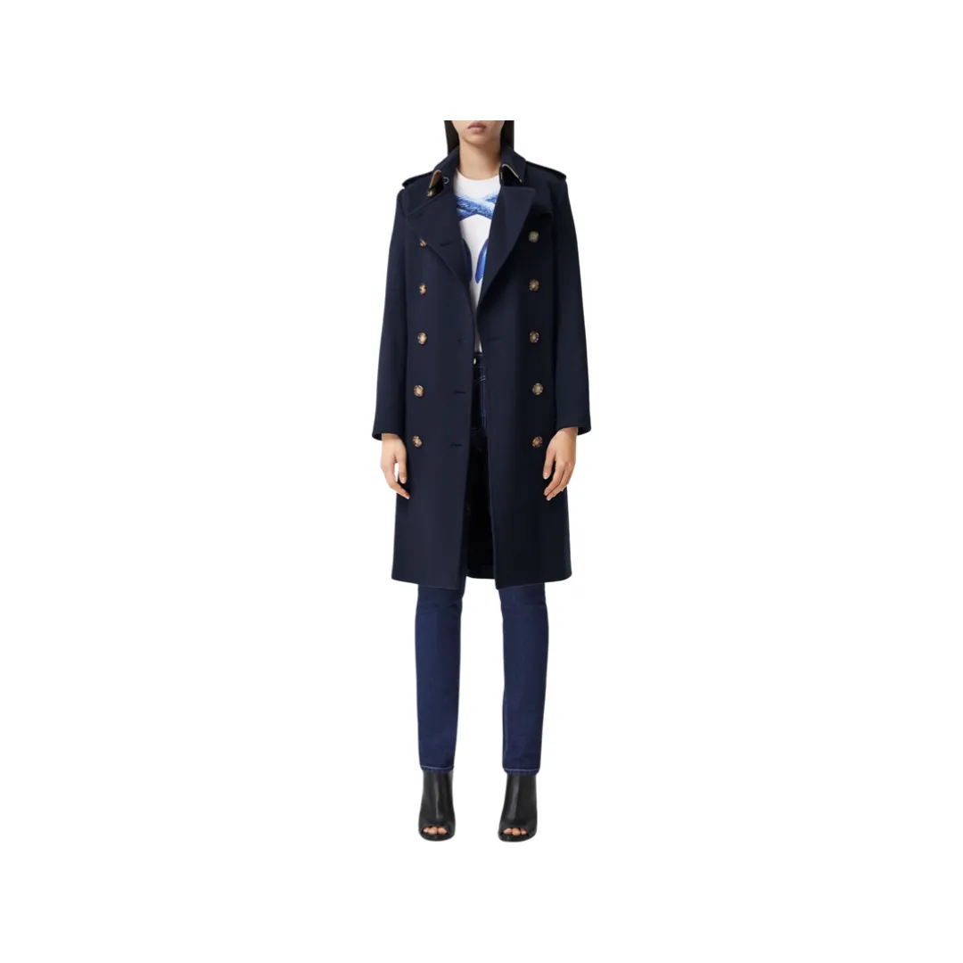 BURBERRY CASHMERE KENSINGTON TRENCH COAT