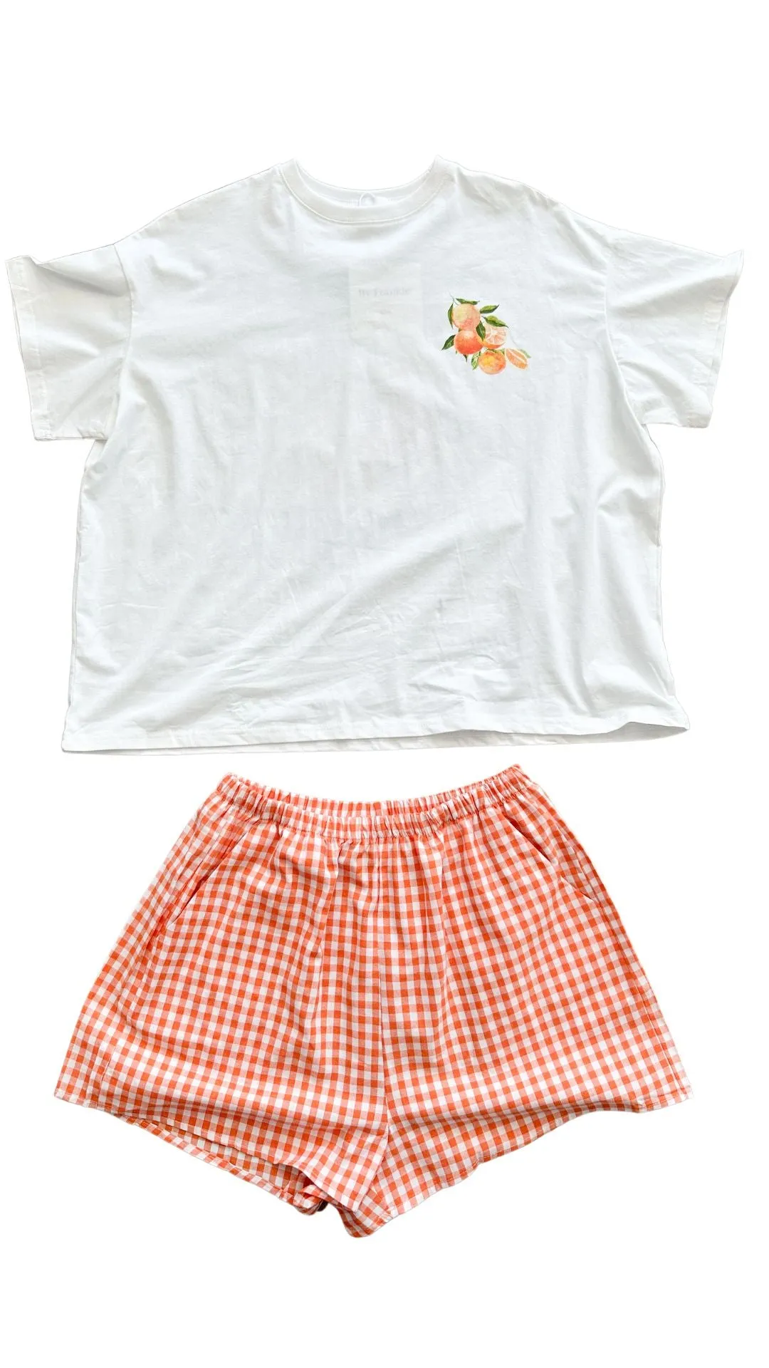 By Frankie - Aperol Orange & T-Shirt Set (Orange & White)