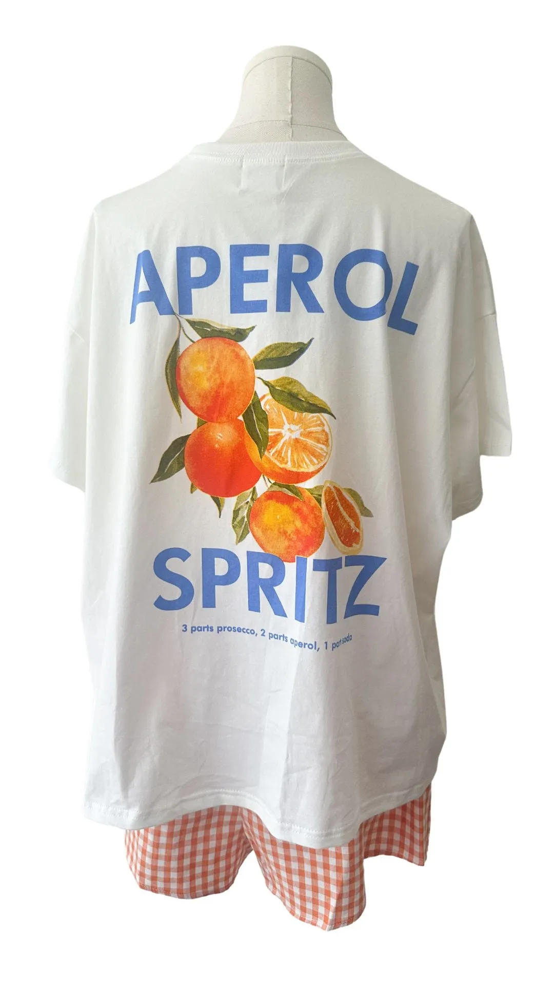 By Frankie - Aperol Orange & T-Shirt Set (Orange & White)