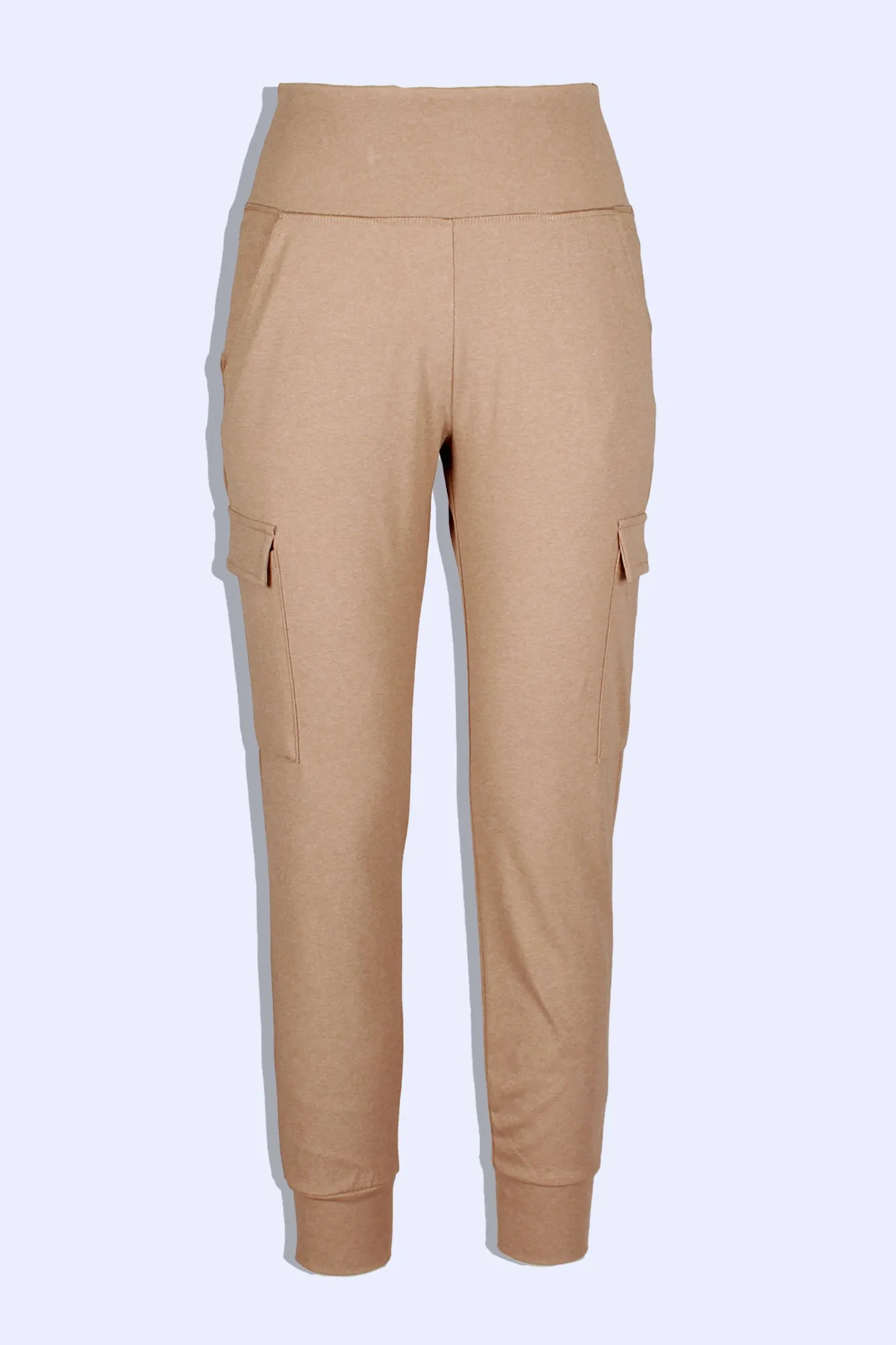 CARGO KNIT JOGGER - HEATHER TAUPE