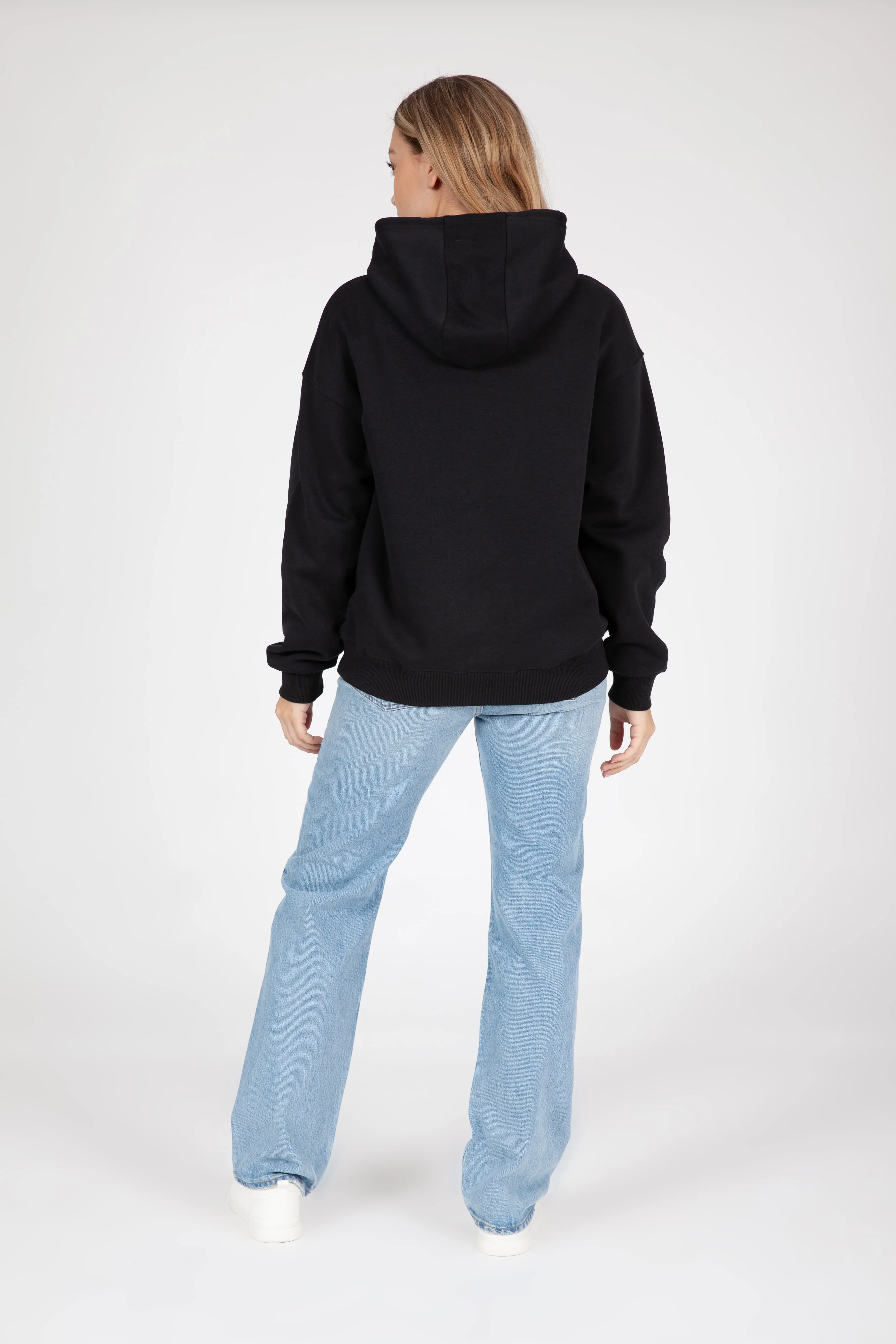 Chlo Relaxed Fit Hoodie in Black