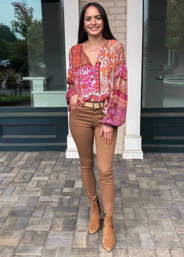 Cloverdale Peasant Blouse-***FINAL SALE***