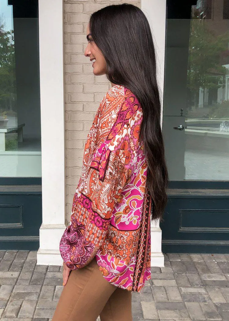 Cloverdale Peasant Blouse-***FINAL SALE***