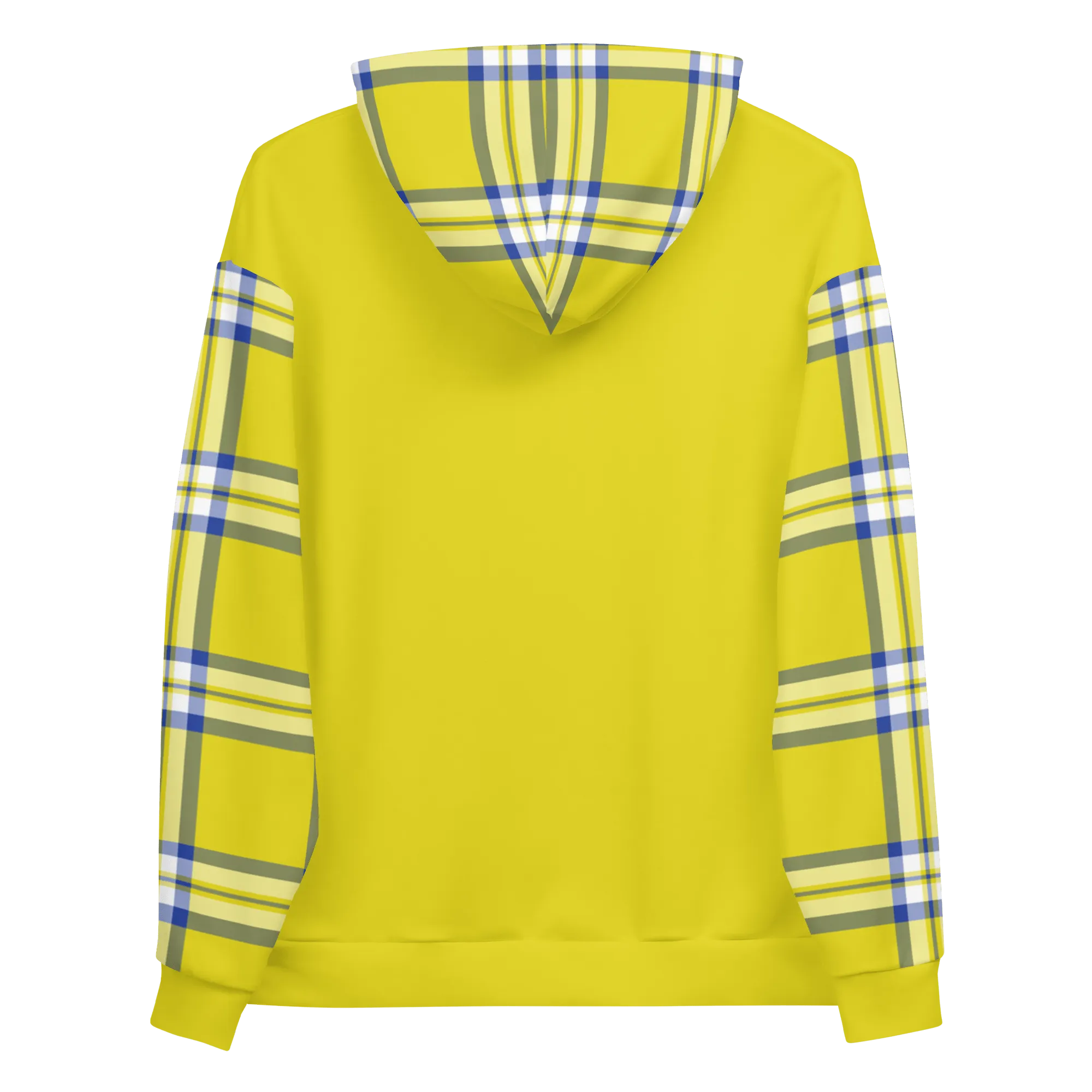 Clueless Yellow Plaid Unisex Hooded Sweatshirt