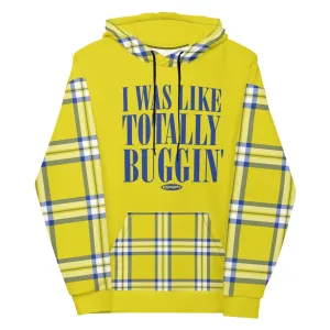 Clueless Yellow Plaid Unisex Hooded Sweatshirt