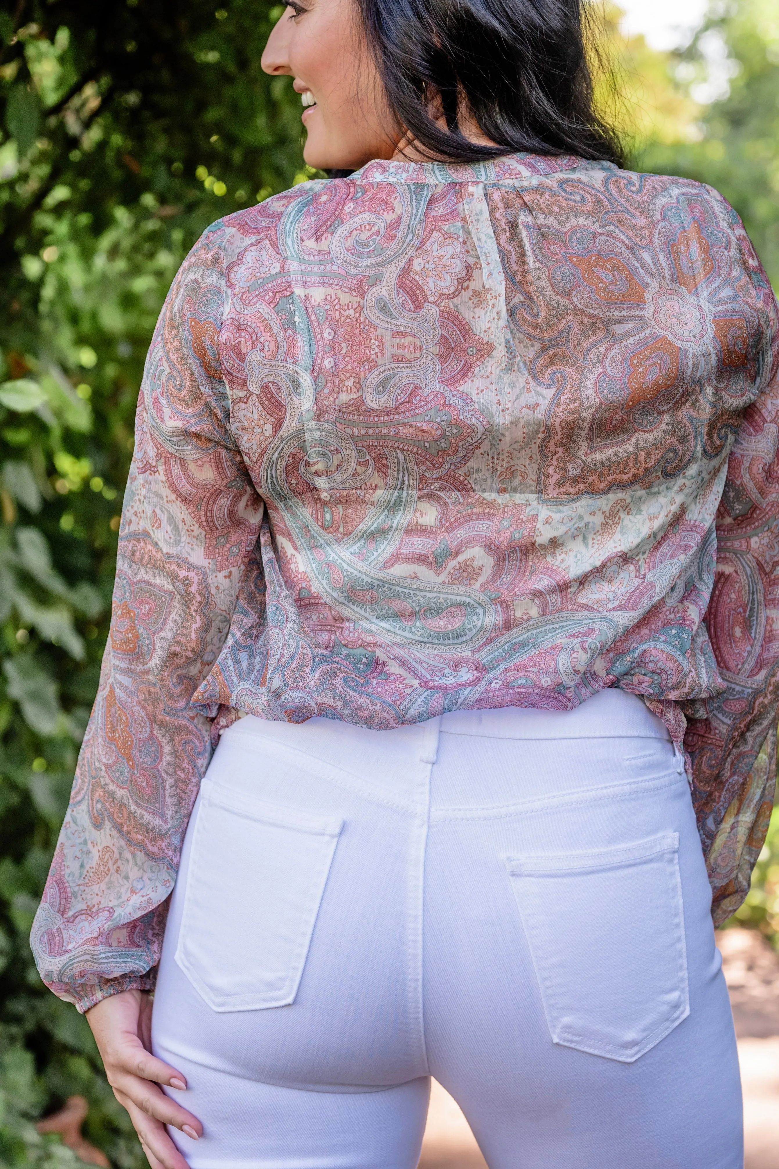Dropped Sleeve Peasant Blouse