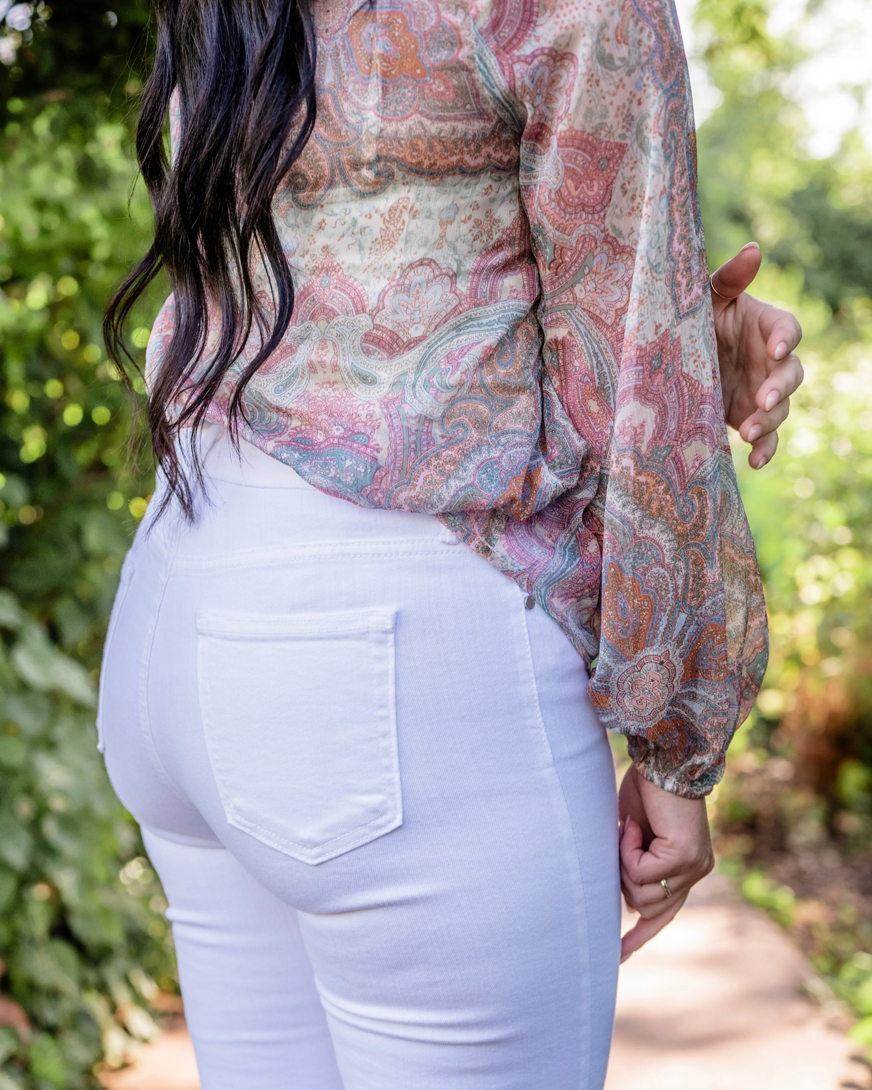 Dropped Sleeve Peasant Blouse