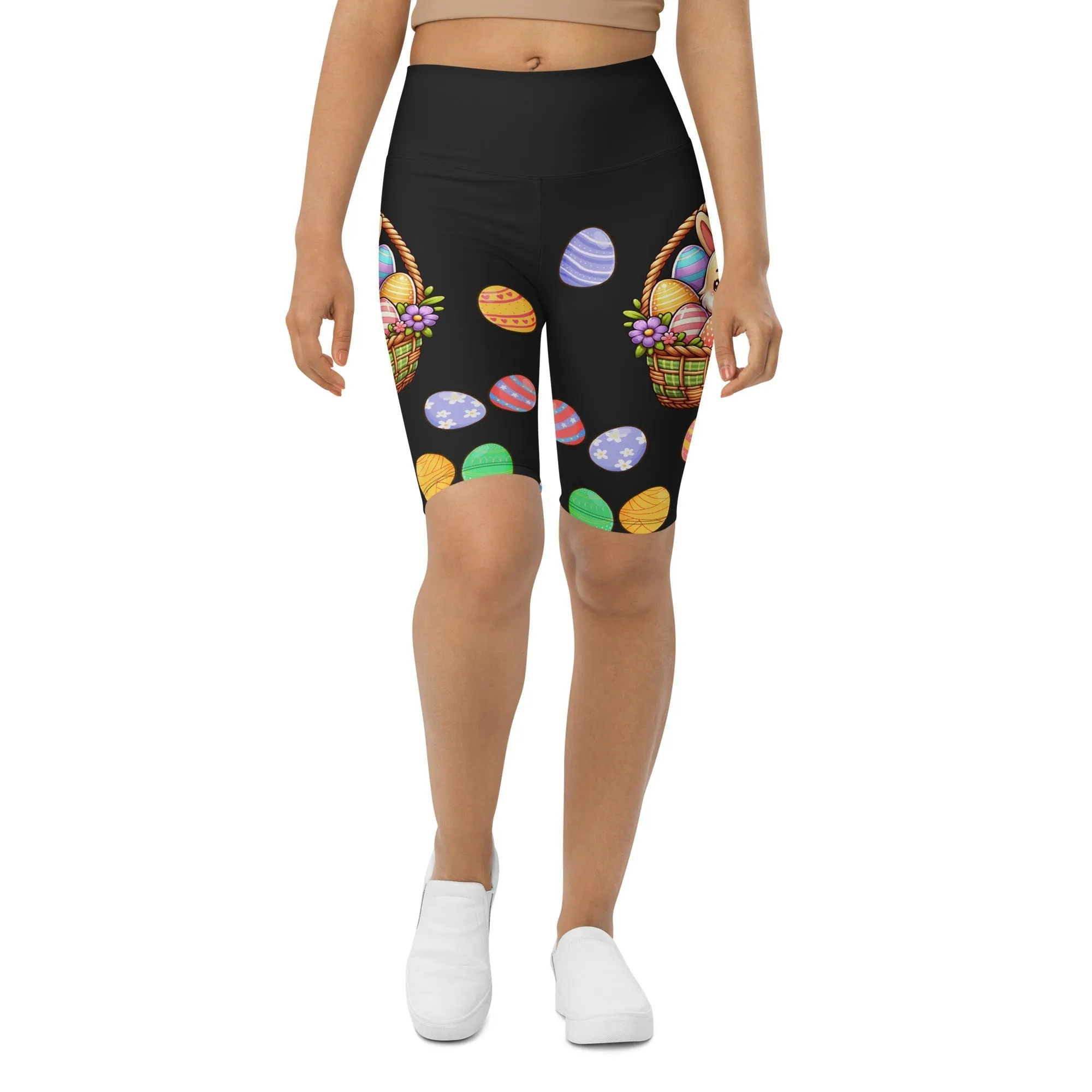 Easter Basket Biker Shorts