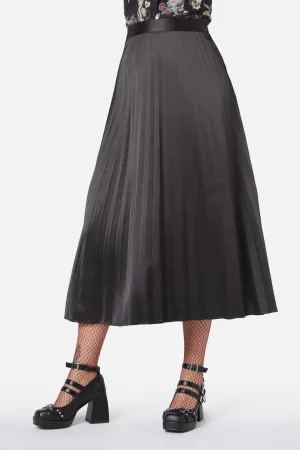 Elegy Knife Pleat Midi Skirt