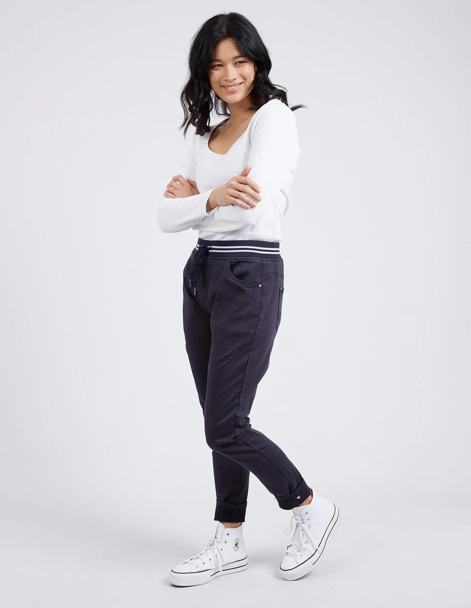 Elm Margo Cargo Jogger Navy