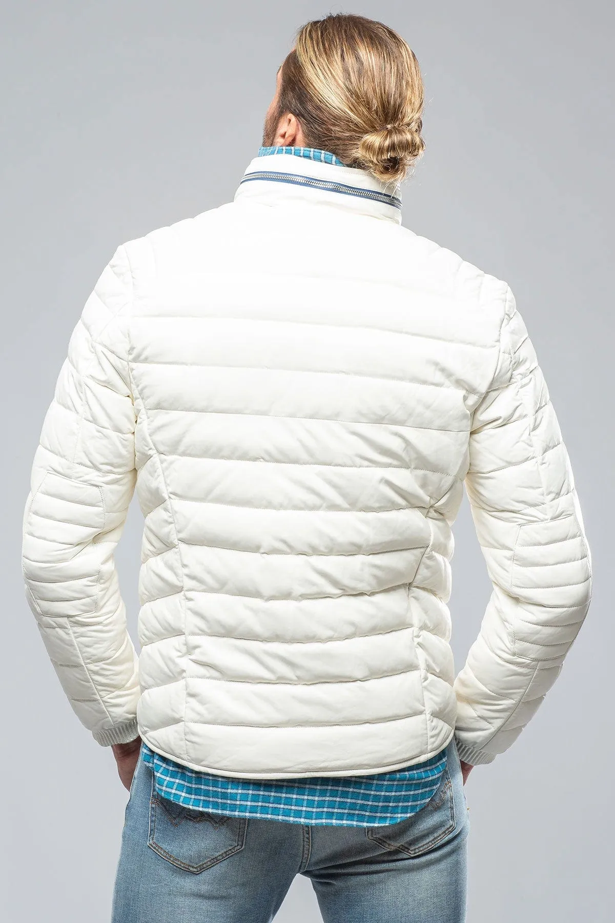 F1 Racer Down Jacket in White