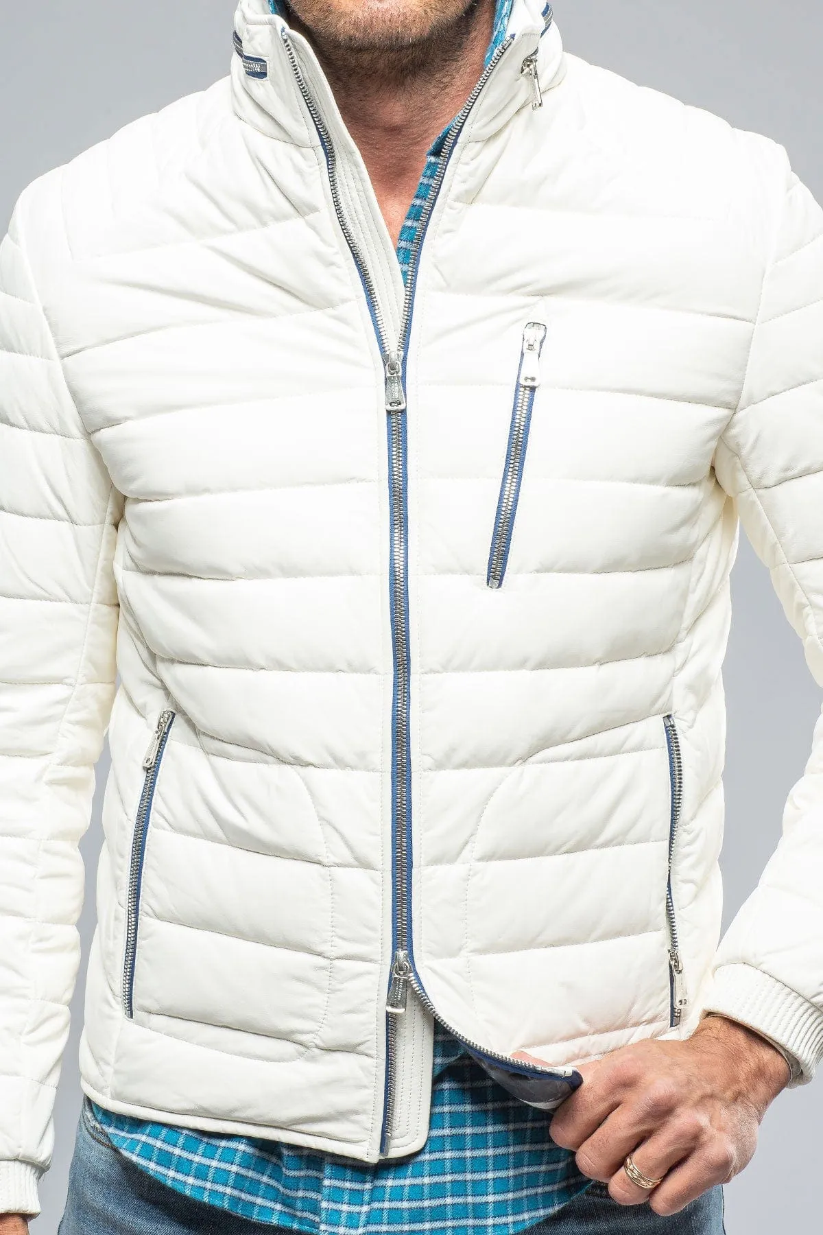 F1 Racer Down Jacket in White