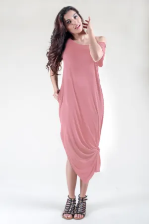 Fashionista Oversized T-Shirt Maxi Dress