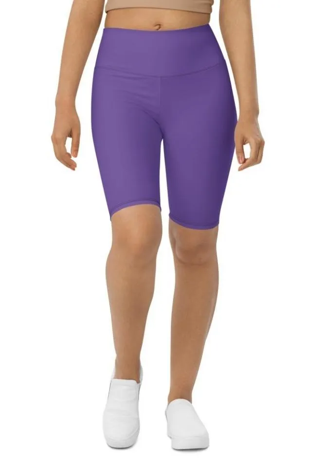 Fierce Purple Biker Shorts