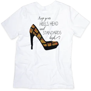 High Standards T-shirt - Empowering Message, Soft Cotton, Unisex Fit