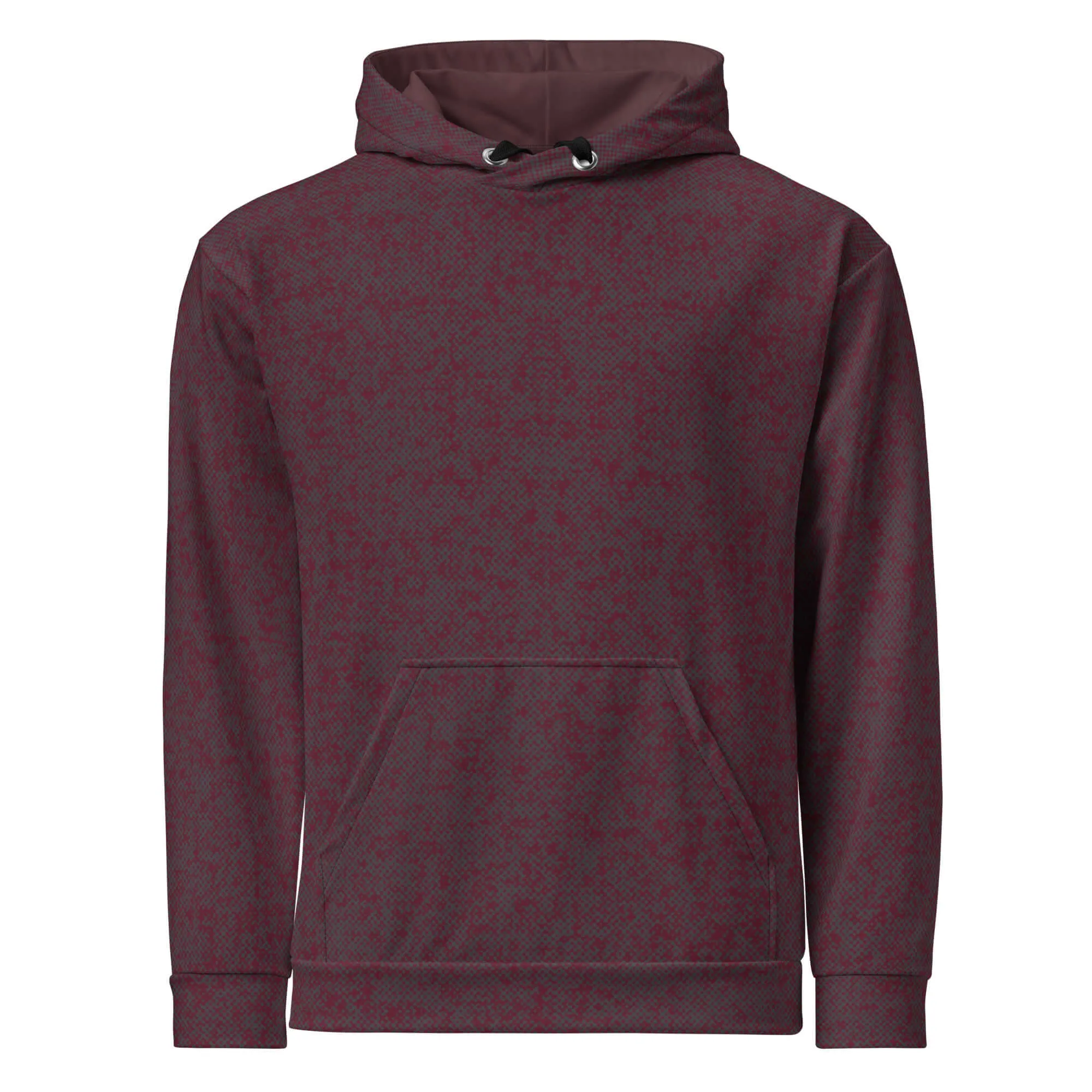 Humble Sportswear™ Pattens Red Relaxed Fit Hoodie