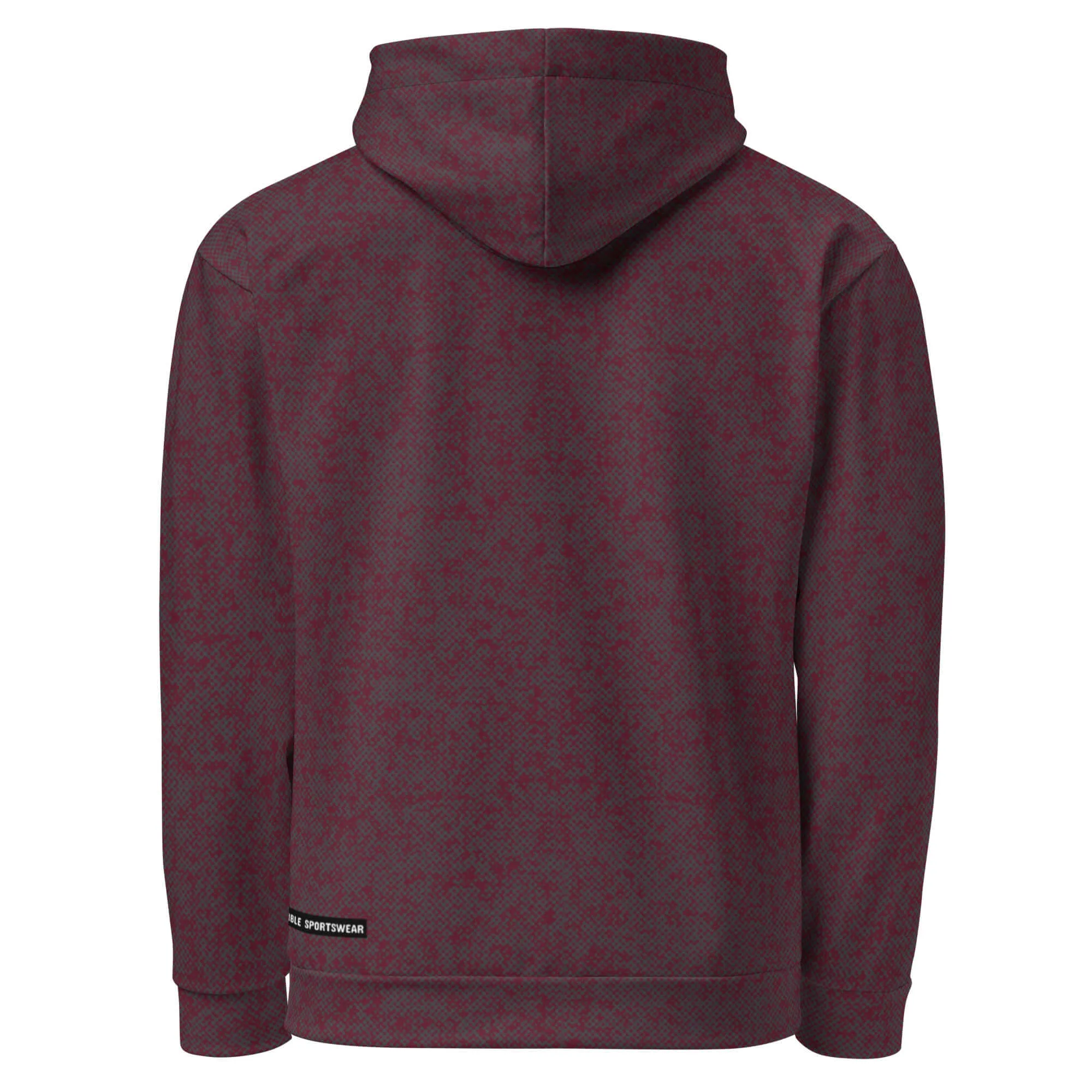 Humble Sportswear™ Pattens Red Relaxed Fit Hoodie