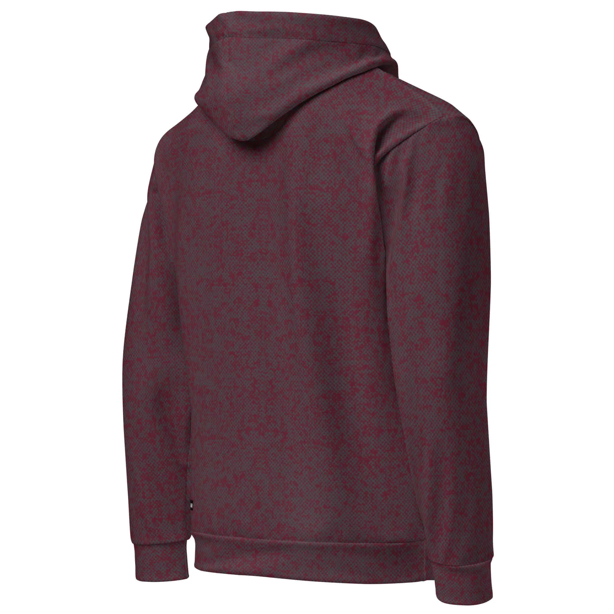 Humble Sportswear™ Pattens Red Relaxed Fit Hoodie