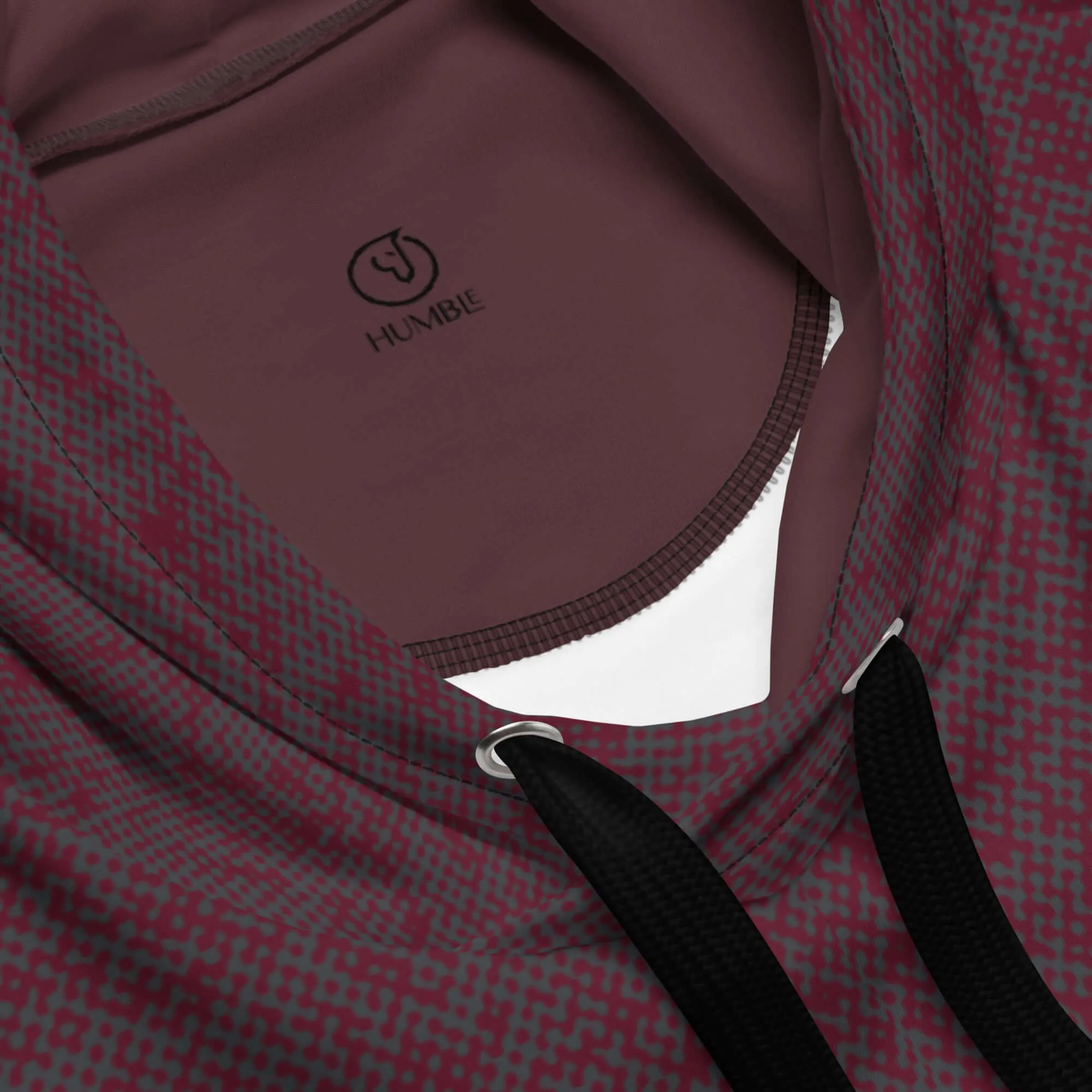 Humble Sportswear™ Pattens Red Relaxed Fit Hoodie