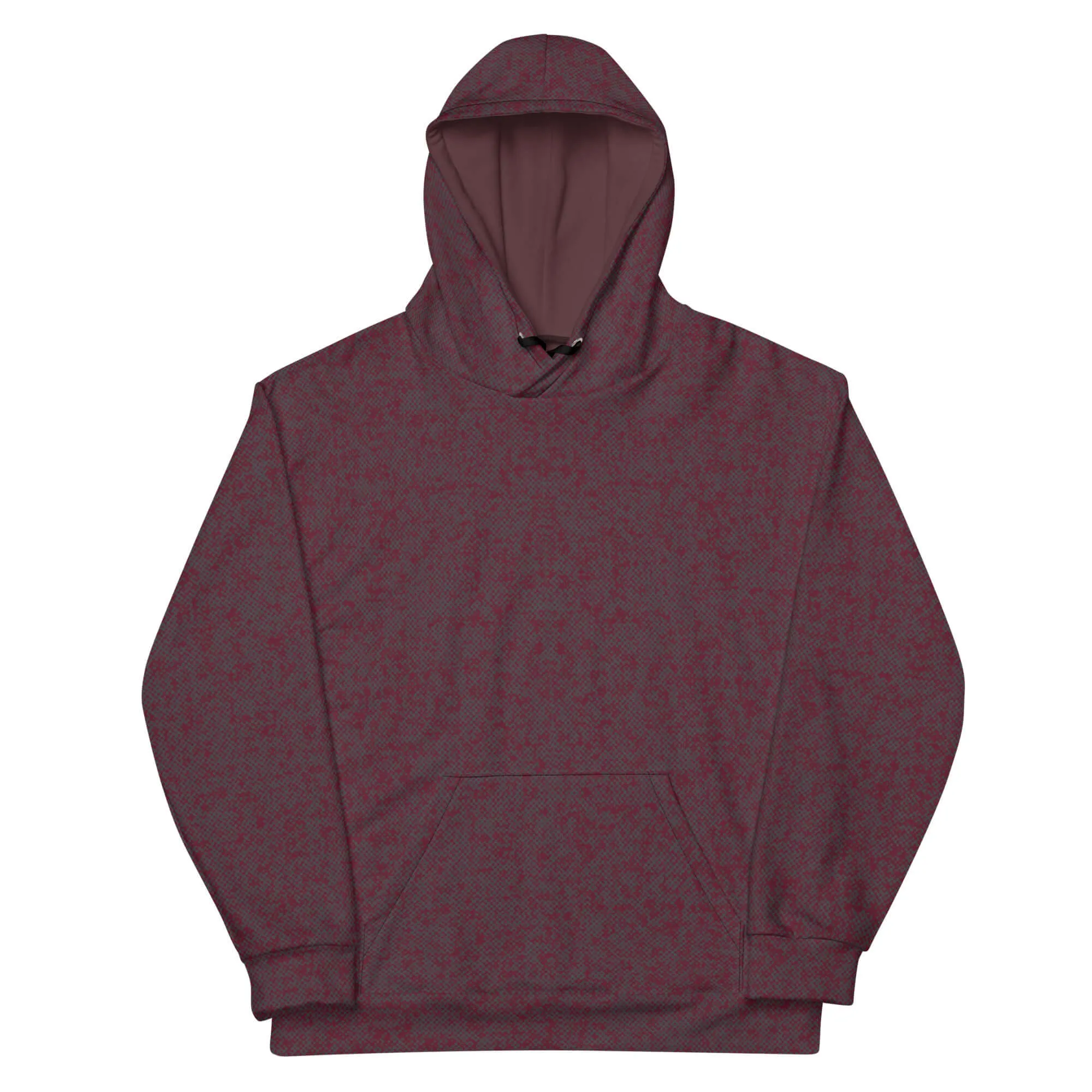 Humble Sportswear™ Pattens Red Relaxed Fit Hoodie
