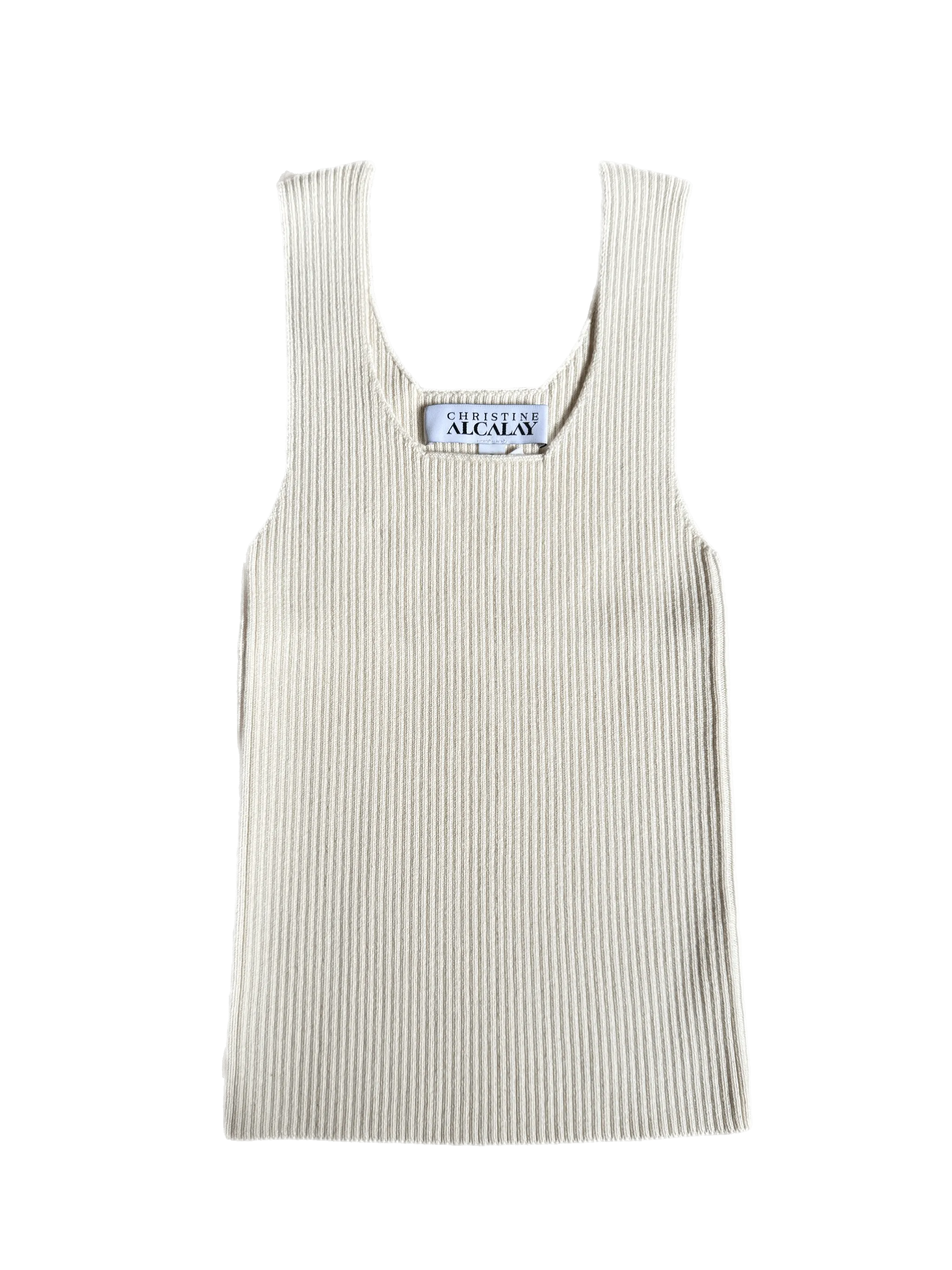 Kate Rib Tank in Pima Cotton