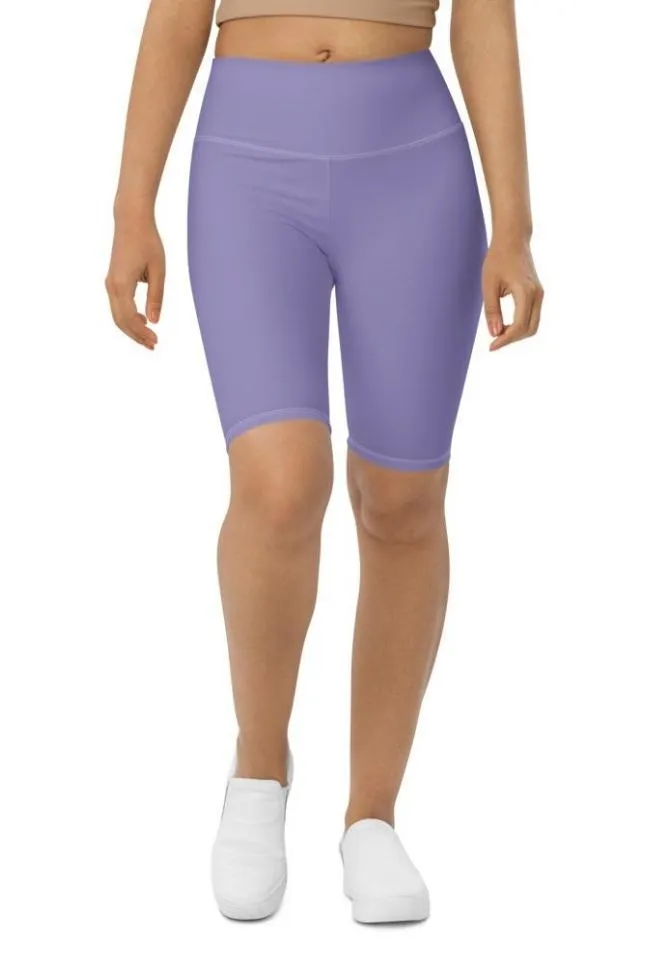 Lavender Purple Biker Shorts