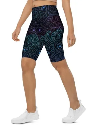 Magical Mandala Biker Shorts