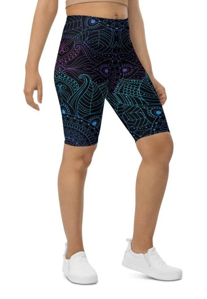 Magical Mandala Biker Shorts