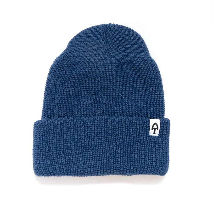 MERINO CARDIGAN Stitch Beanie Indigo