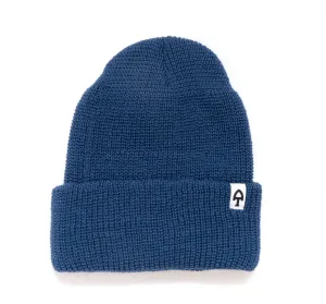 MERINO CARDIGAN Stitch Beanie Indigo