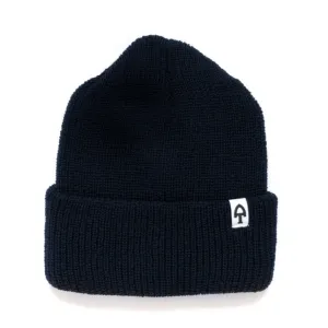 MERINO CARDIGAN Stitch Beanie Navy