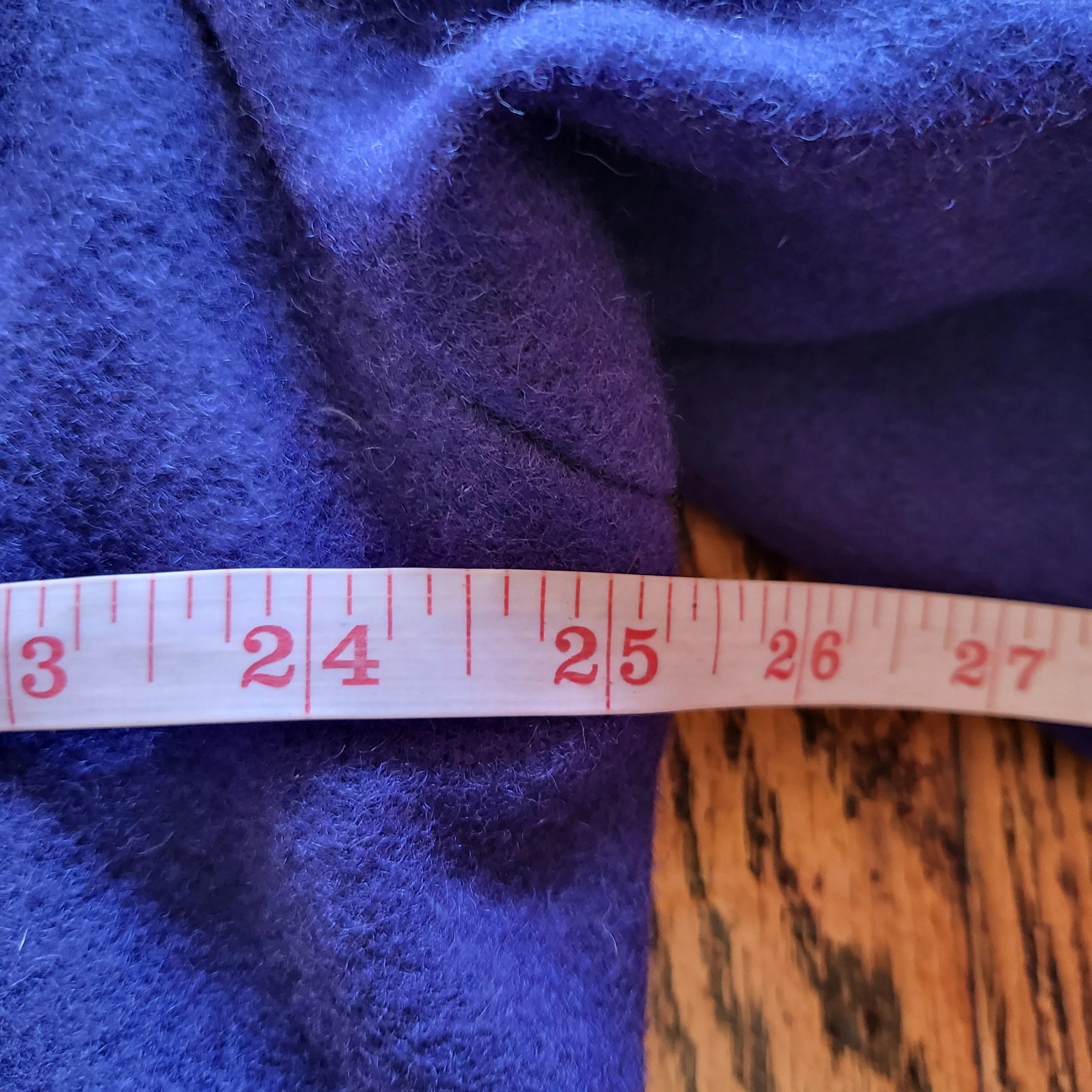 Miss Bobbie Vintage 1960s Wool Coat Blue