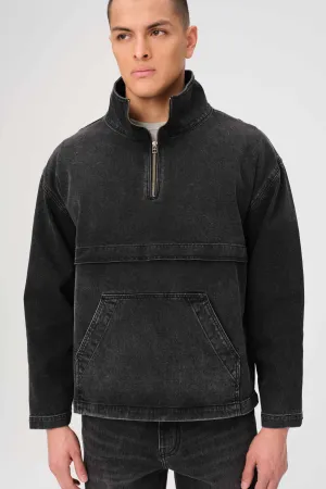 MRY - DENIM PULLOVER WINDBREAKER | CLIFFSIDE