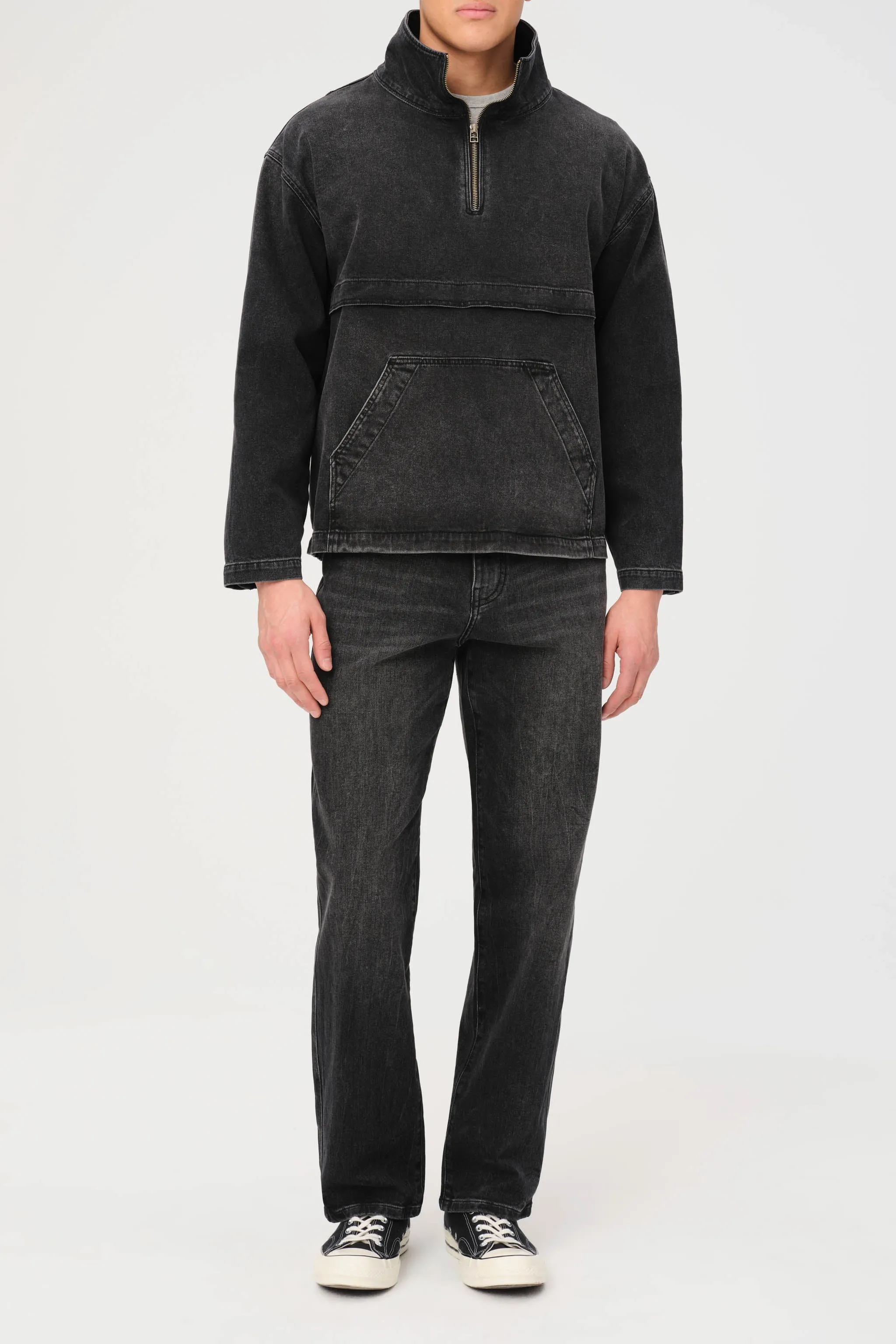 MRY - DENIM PULLOVER WINDBREAKER | CLIFFSIDE