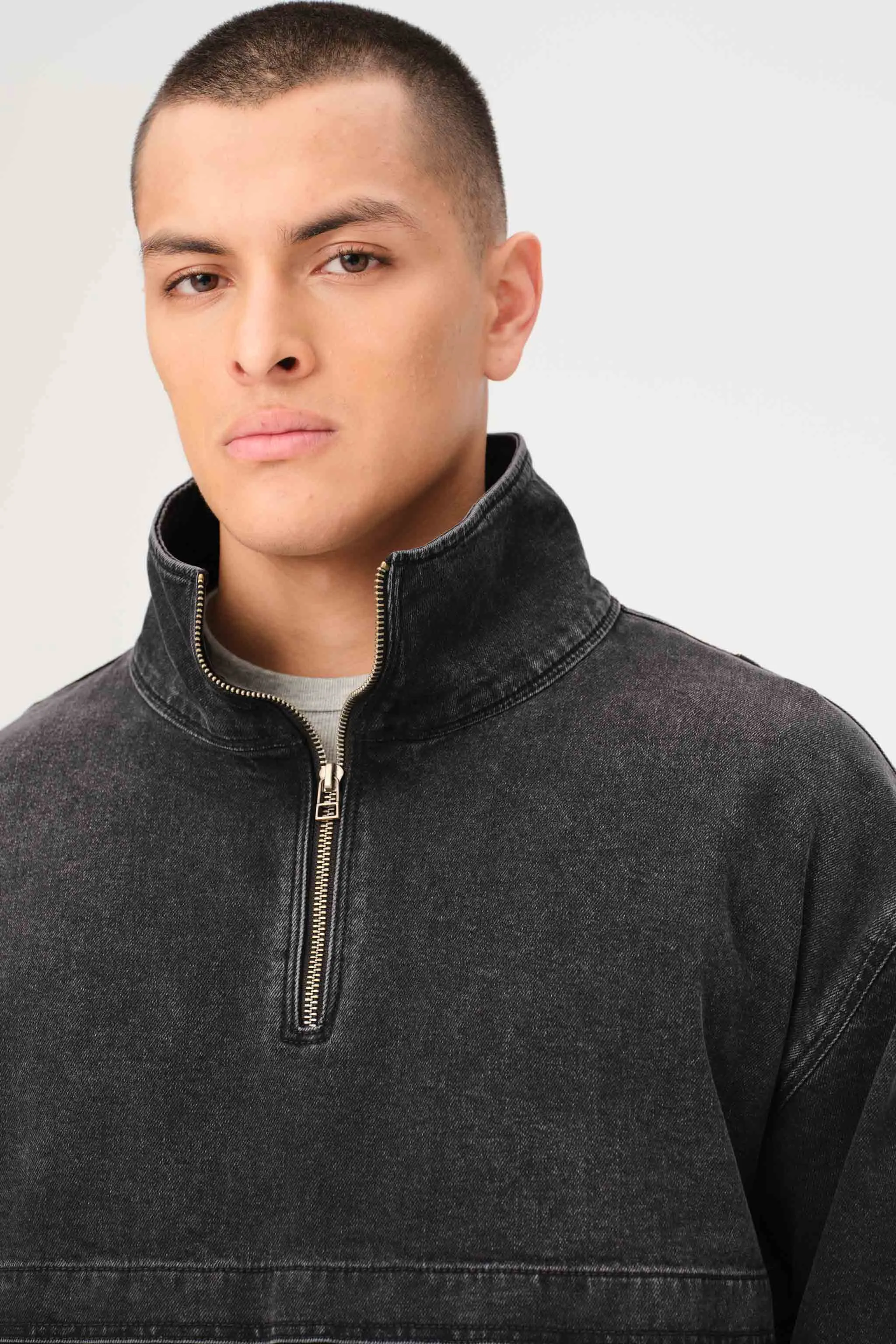 MRY - DENIM PULLOVER WINDBREAKER | CLIFFSIDE