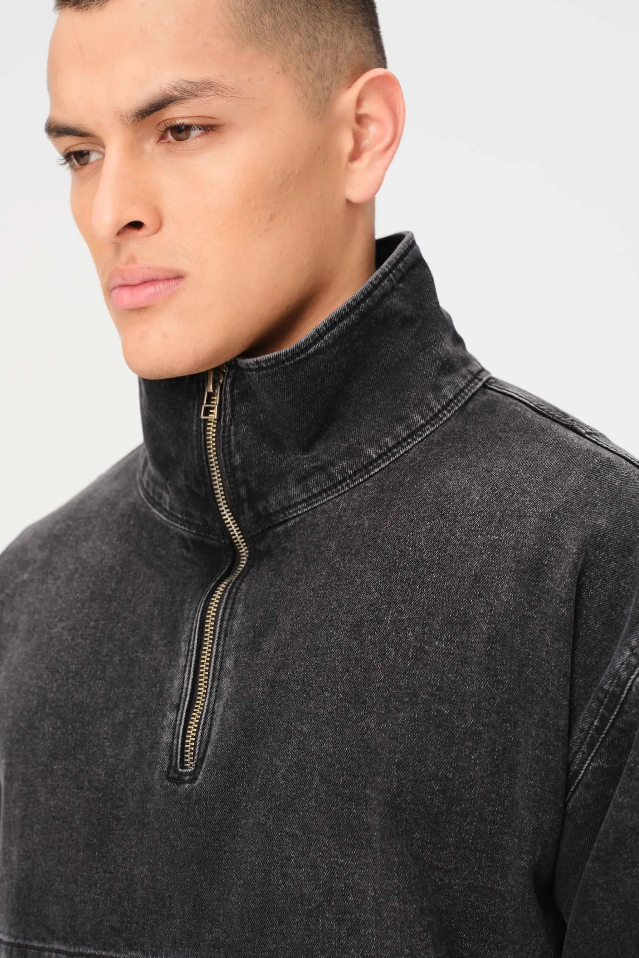 MRY - DENIM PULLOVER WINDBREAKER | CLIFFSIDE