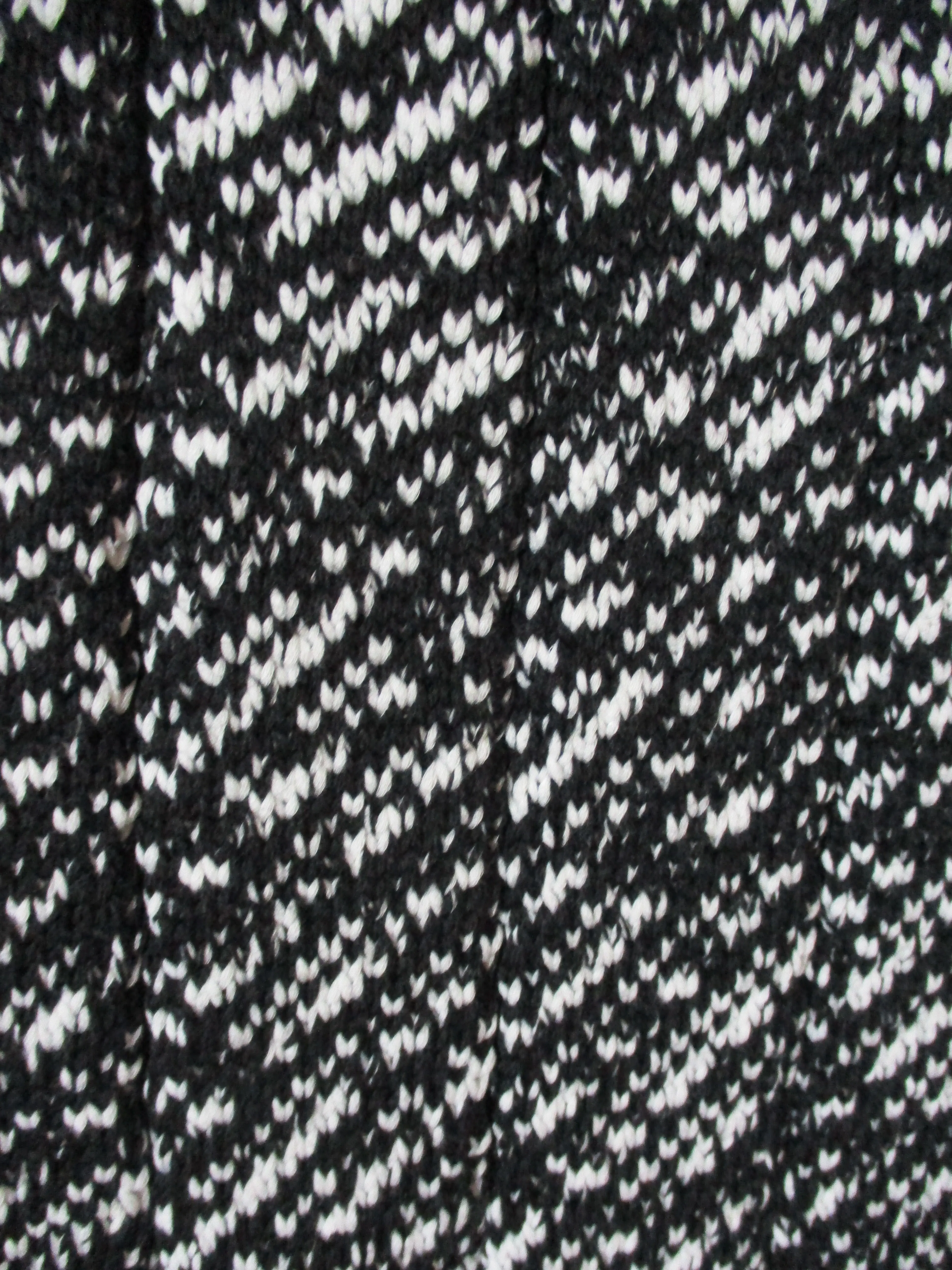 NWT NEW CHRISTIAN DIOR PARIS Wool Cotton SKIRT 38 NOIR BLACK WHITE