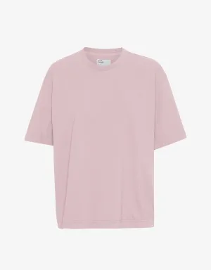 Oversized Organic T-Shirt - Faded Pink